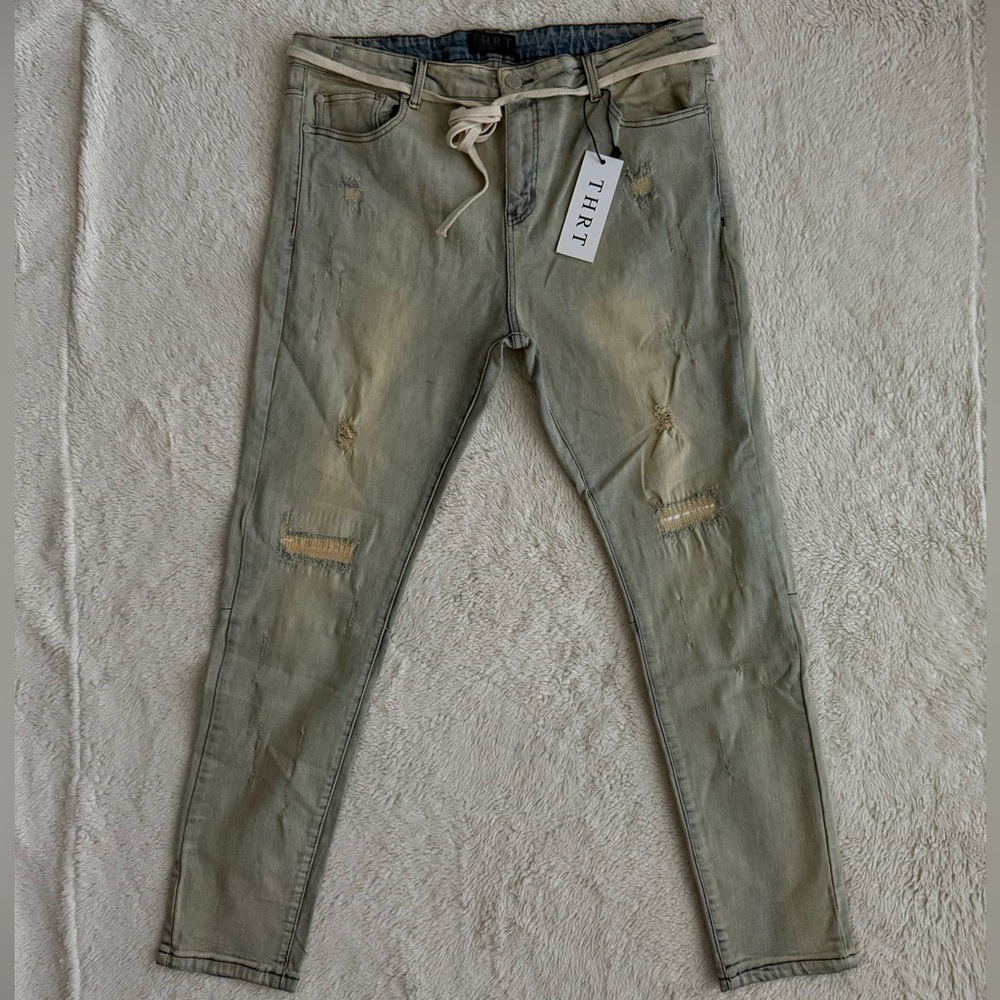 Men’s THRT Jeans, Rick Ross, Size 42, Distressed, NWT
